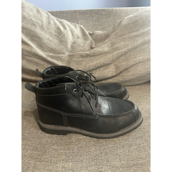 Timberland Other - Timberland Grantly Moc Toe Chukka Boots Mens Size 10.5 Leather Black